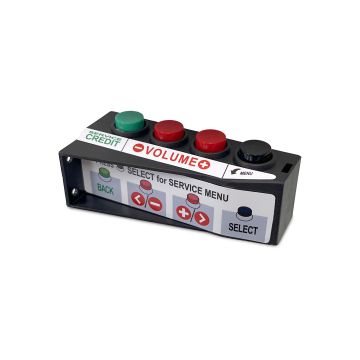 Coin Door 4-Button Service Assembly With Stern Style Decals